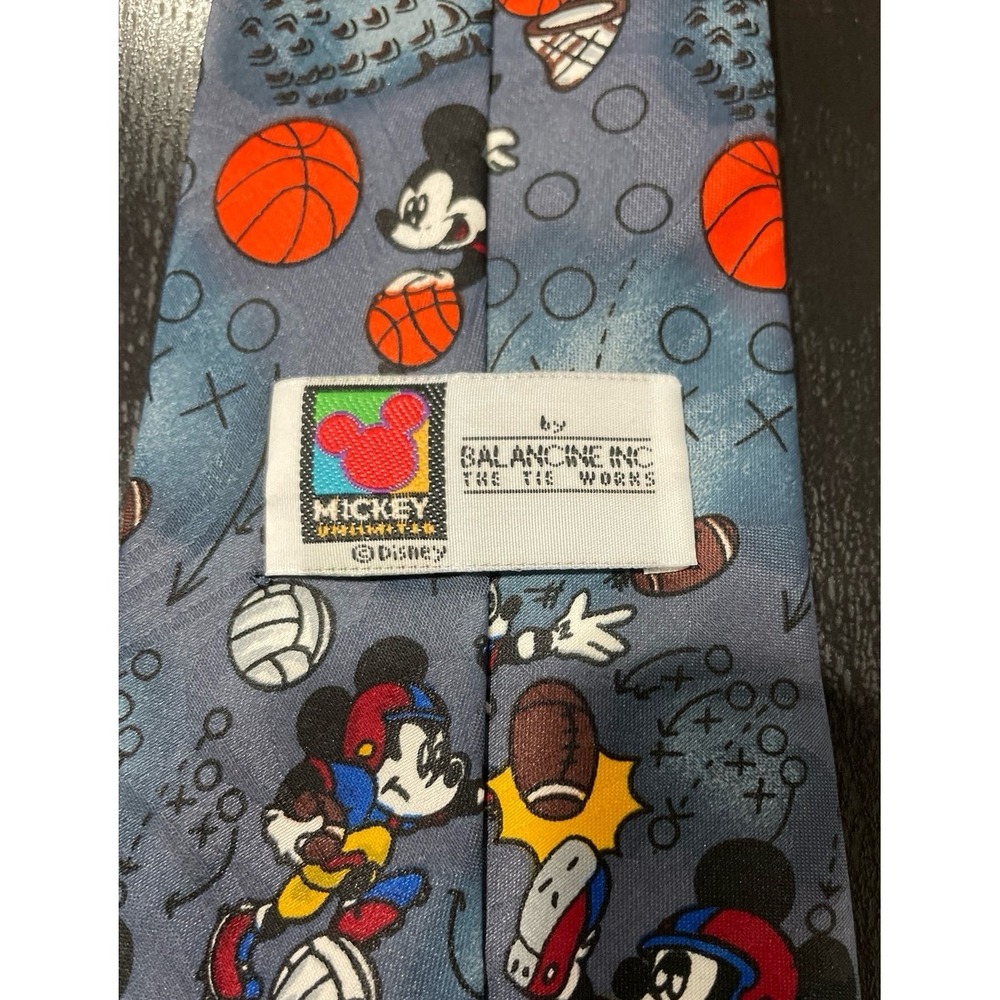 Disney Mickey Mouse Sports Athletic men's novelty Neck Tie - Picture 5 of 5